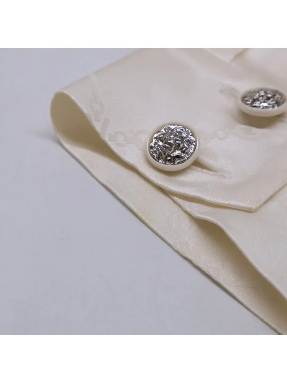 Chanel 23 Cruises Lion Button Waist Silk 100% 36 Dress